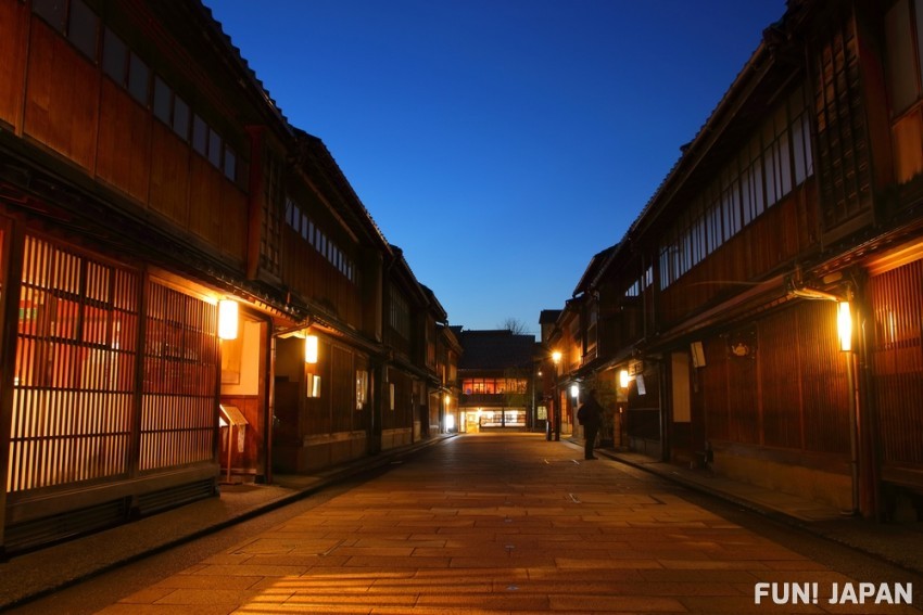 可以遇見藝伎的地方：可以看到金澤藝伎表演的三個茶屋街