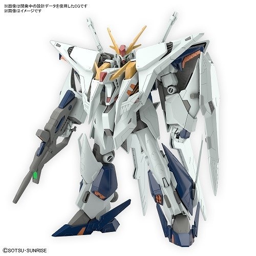 Hình ảnh Gunpla (CG) của 'XI GUNDAM [Ξ (Kusui) Gundam]' mà Hathaway điều khiển trong phim này