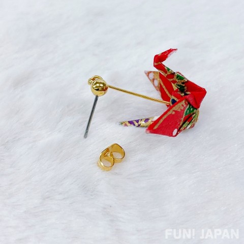 日本製摺紙耳環的製作秘密