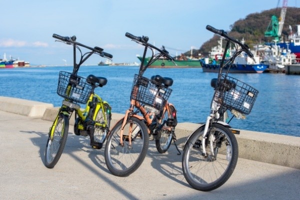 乘坐電動自行車盡情享受家島風情