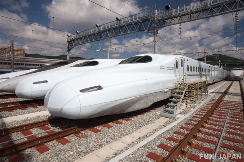 新幹線基地：日本全國有10個以上的新幹線車輛基地