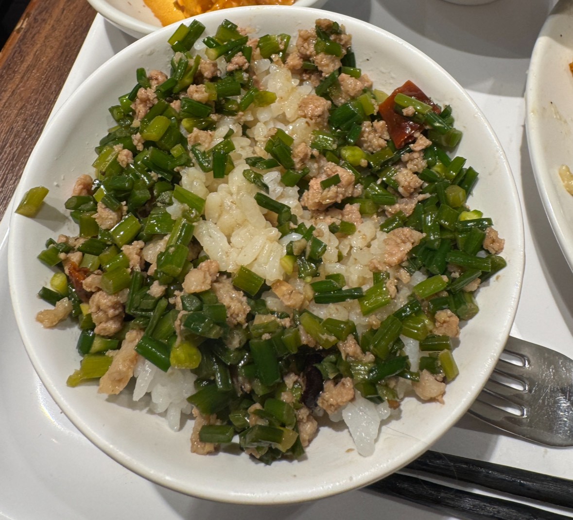 台灣產越光米白飯