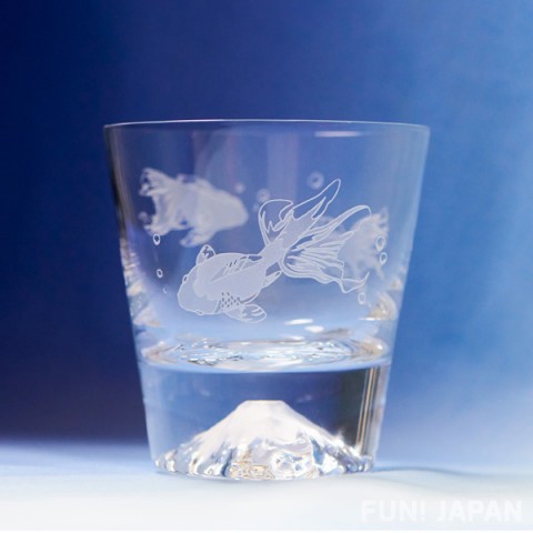 田島硝子 富士山玻璃杯