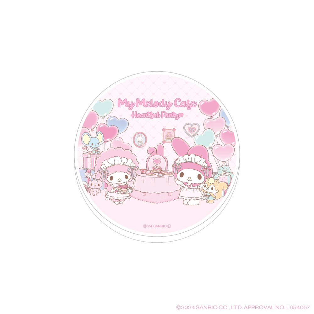 「My Melody Cafe ～Heartful Party～」オリジナルグッズ