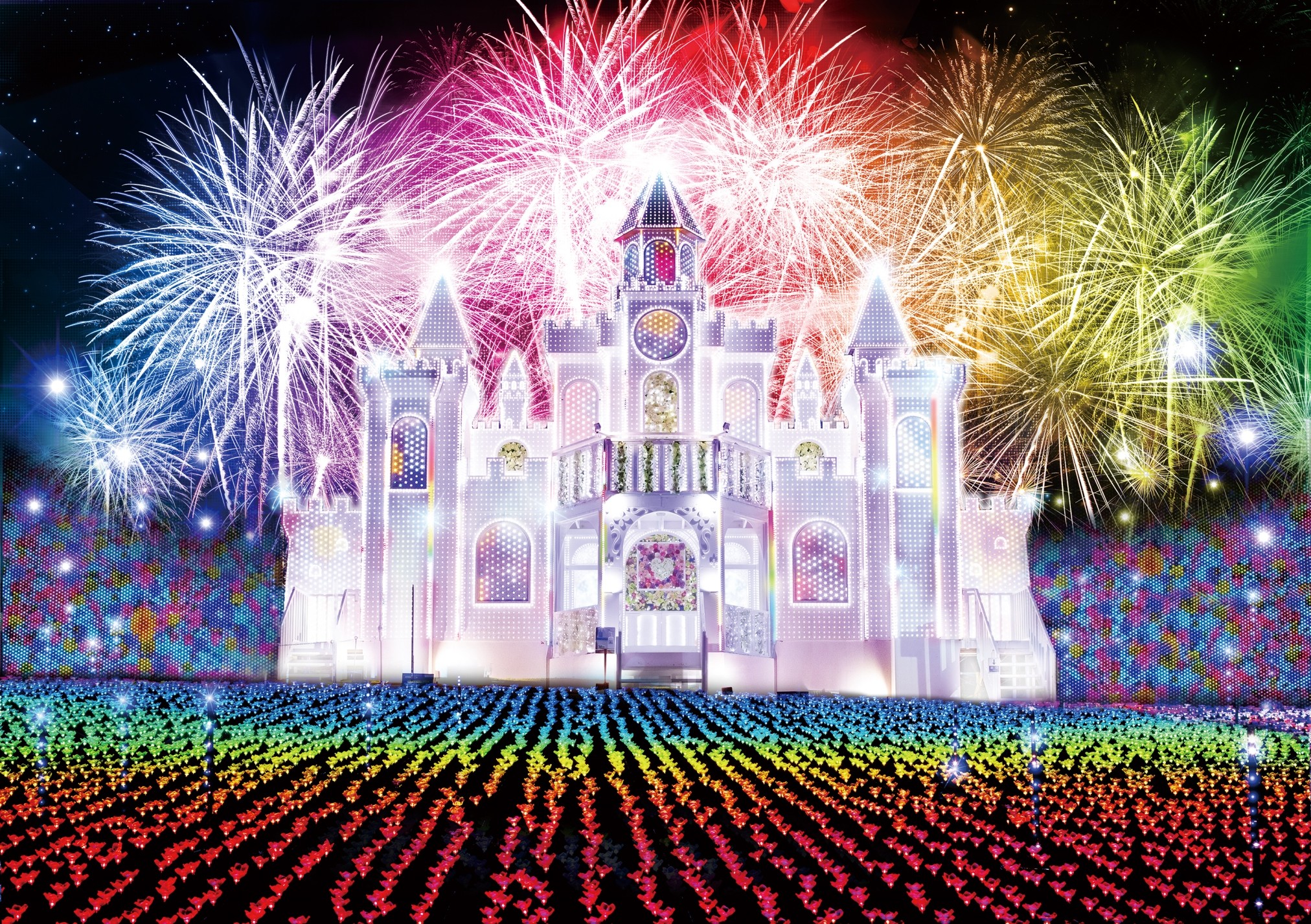 Tochigi Ashikaga Flower Park Garden of Illuminated Flowers Flower Fantasy