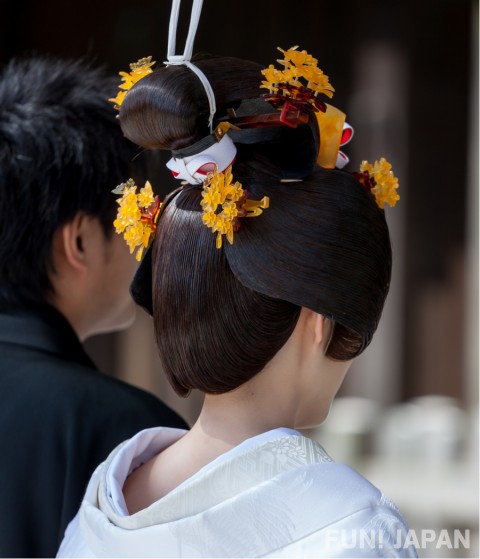 Kimono Hairstyles: Bunkin Takashimada