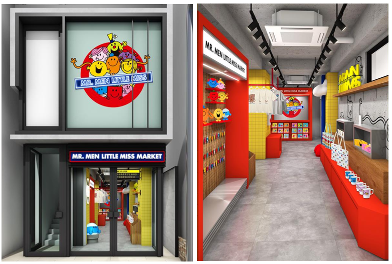 MR. MEN LITTLE MISS MARKET Harajuku Store