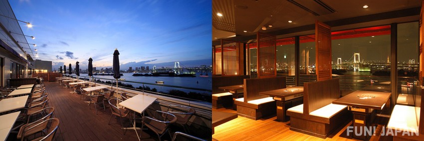 お台場のシービュー レストラン５選～東京の海や夜景を眺めながらの食事が最高！
