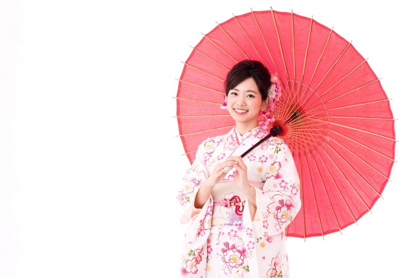 Pink Kimono which Fits Ever Age