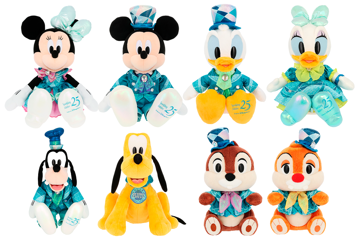 Merchandise Edisi Terbatas Peringatan 25 Tahun Tokyo DisneySea Boneka Plush Souvenir