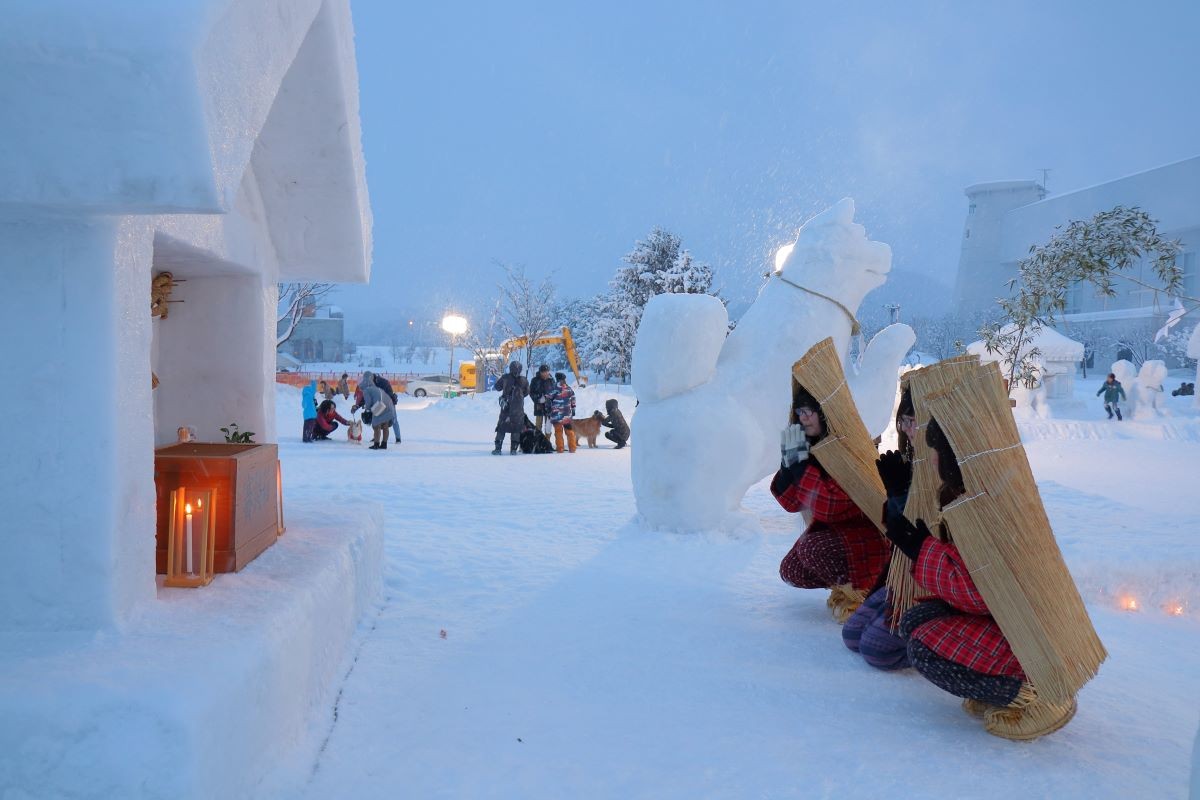 東北雪祭 秋田縣 犬子祭