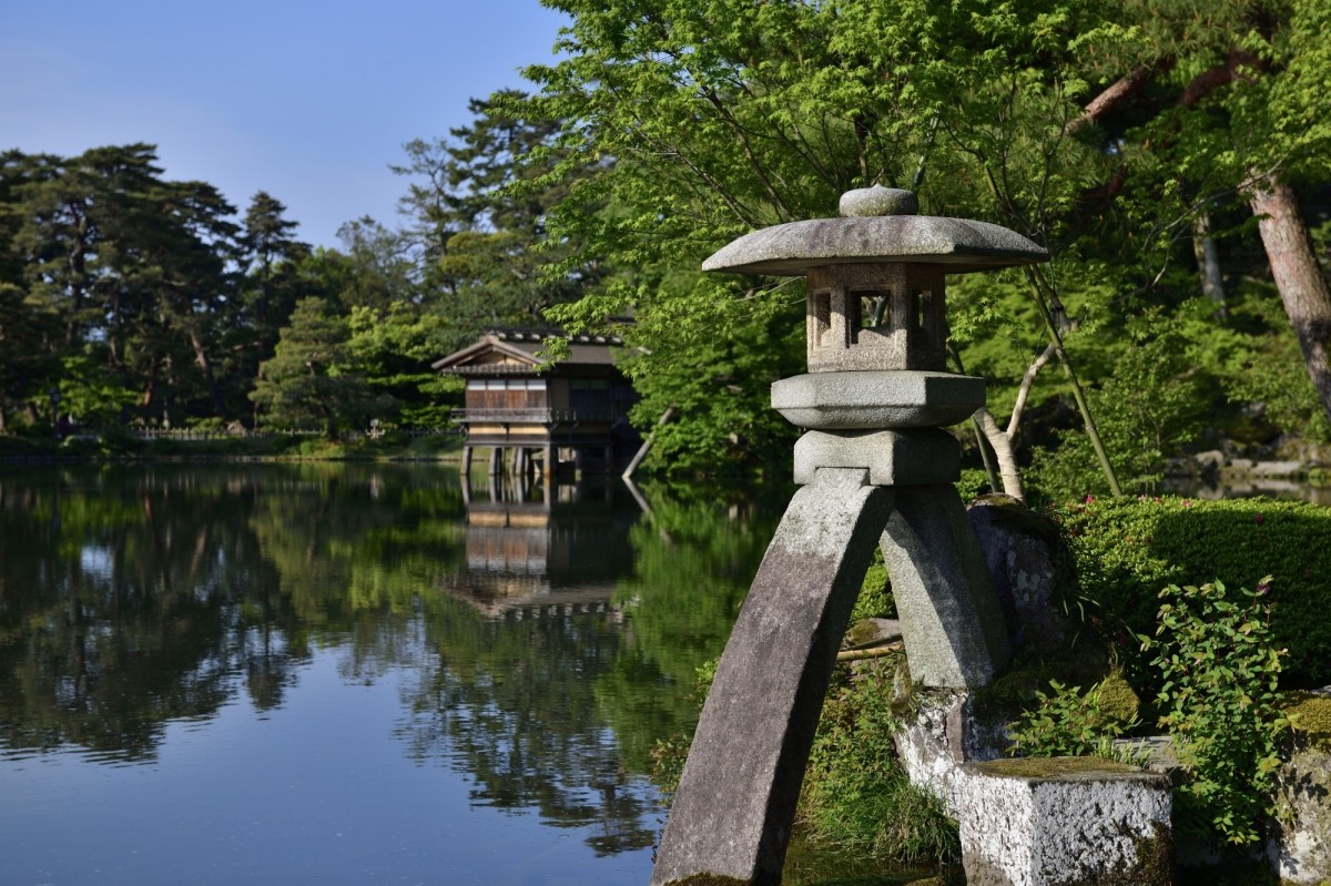 Japan Garden Stone Bridge