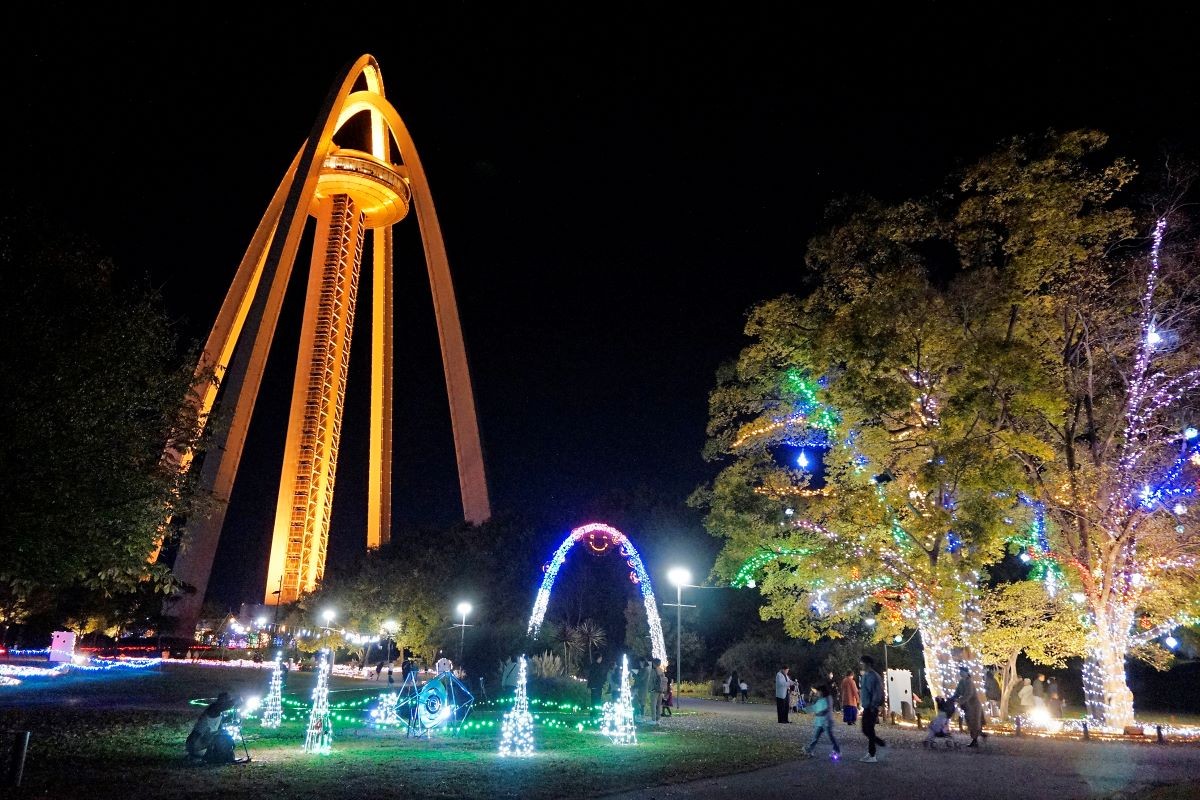 愛知県 国営木曽三川公園 138タワーパーク  138ウィンターイルミ