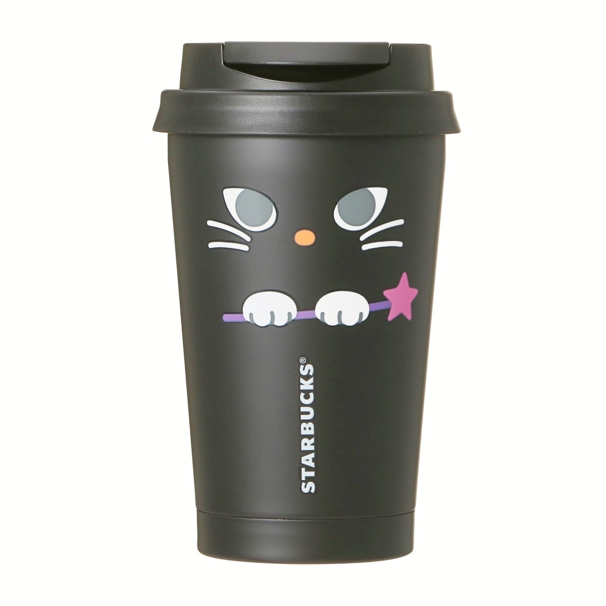 Starbucks 2024, Barang Edisi Terbatas Halloween, Tumbler, Kucing Hitam