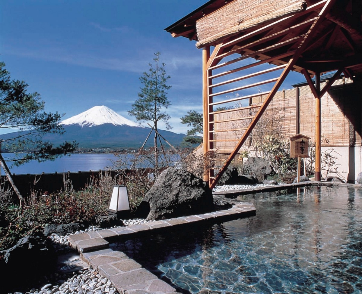 富士山 河口湖 酒店 絕景 溫泉 露天浴池 預約 自助餐