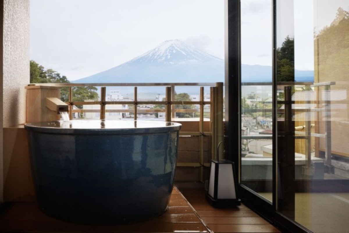 富士山 河口湖 酒店 絕景 溫泉 露天浴池 預約 自助餐