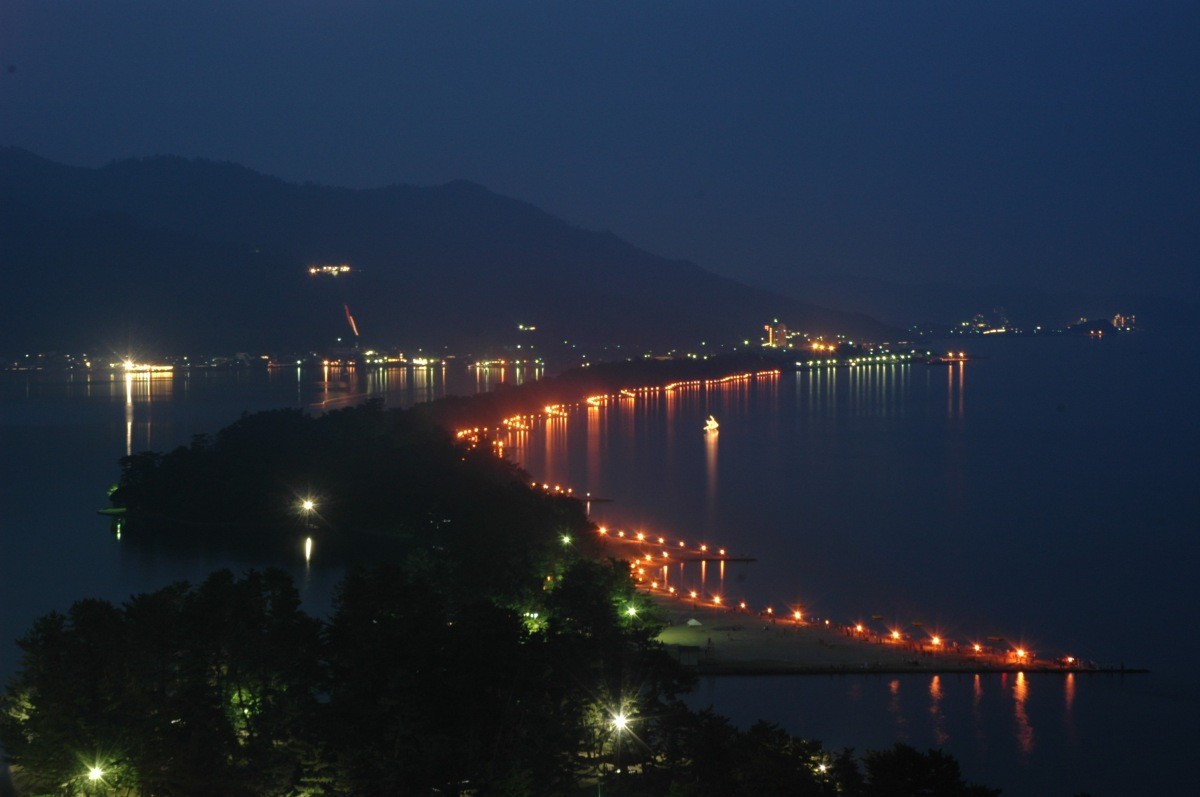 天橋立 炎の架け橋