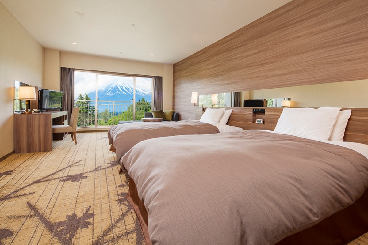 富士山 河口湖 酒店 絕景 溫泉 露天浴池 預約 自助餐