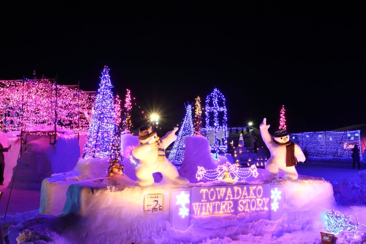 東北雪まつり 青森県 十和田湖冬物語