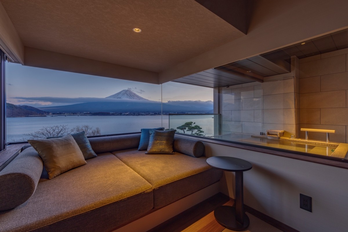 富士山 河口湖 酒店 絕景 溫泉 露天浴池 預約 自助餐