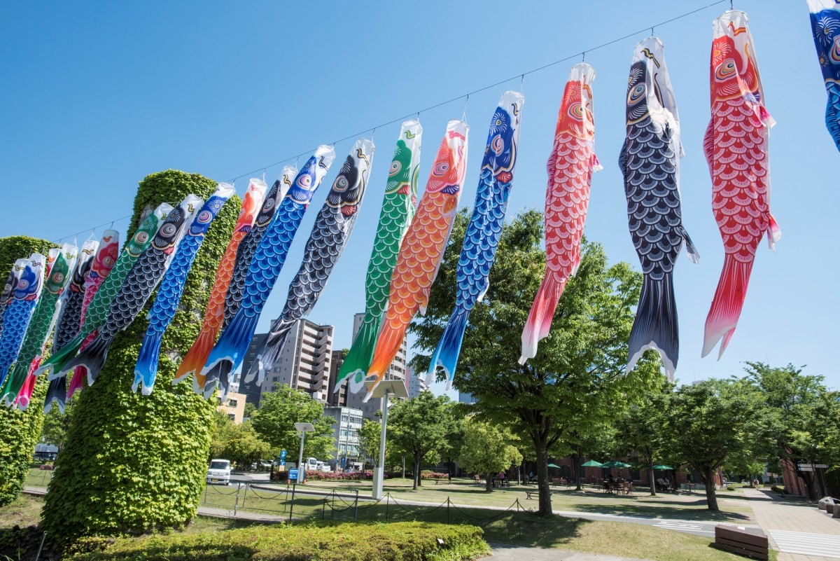 Lễ hội cá chép trong rừng tại Noritake no Mori