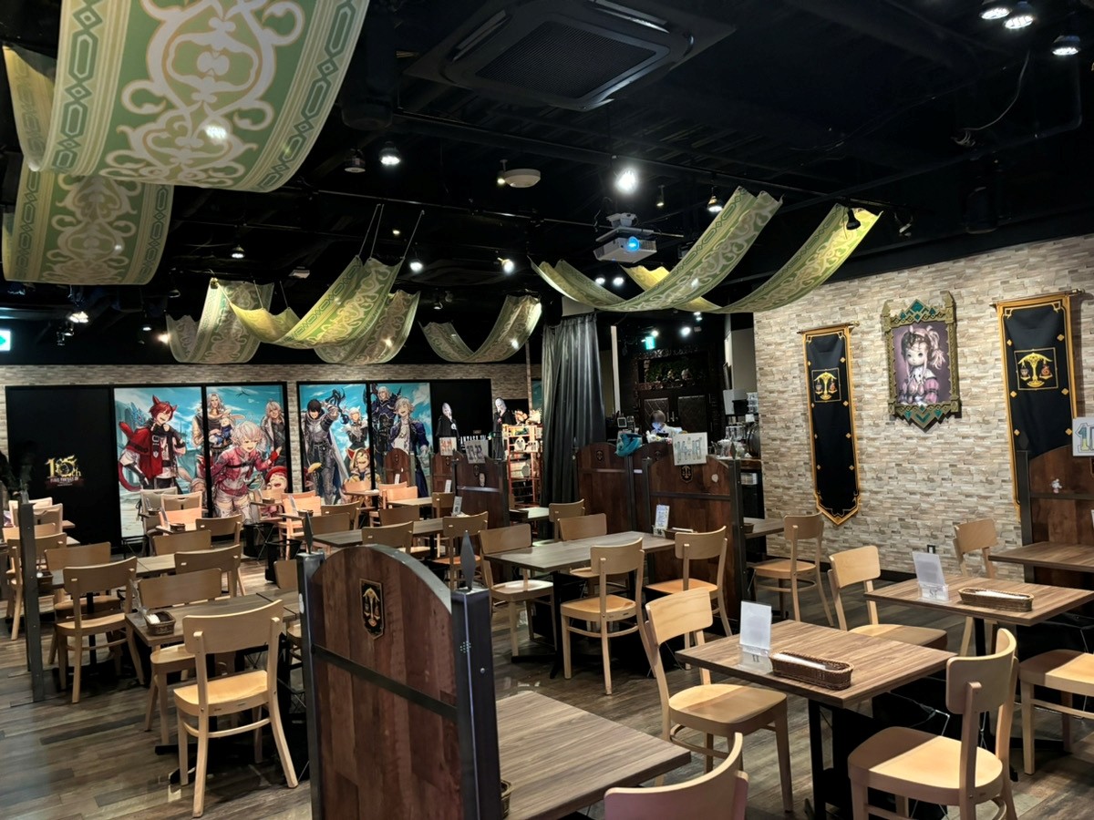 SQUARE ENIX 咖啡廳 商店 日本 大阪 FINAL FANTASY EORZEA CAFE