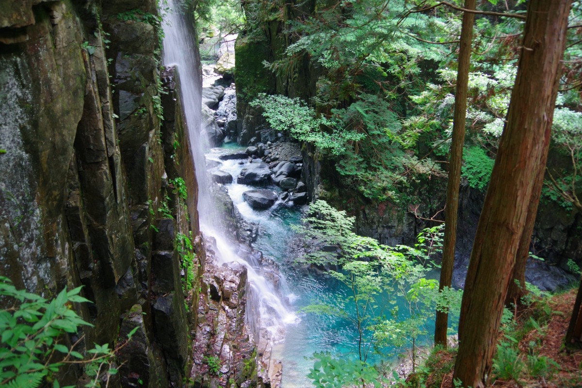 付知峽 岐阜 付知藍