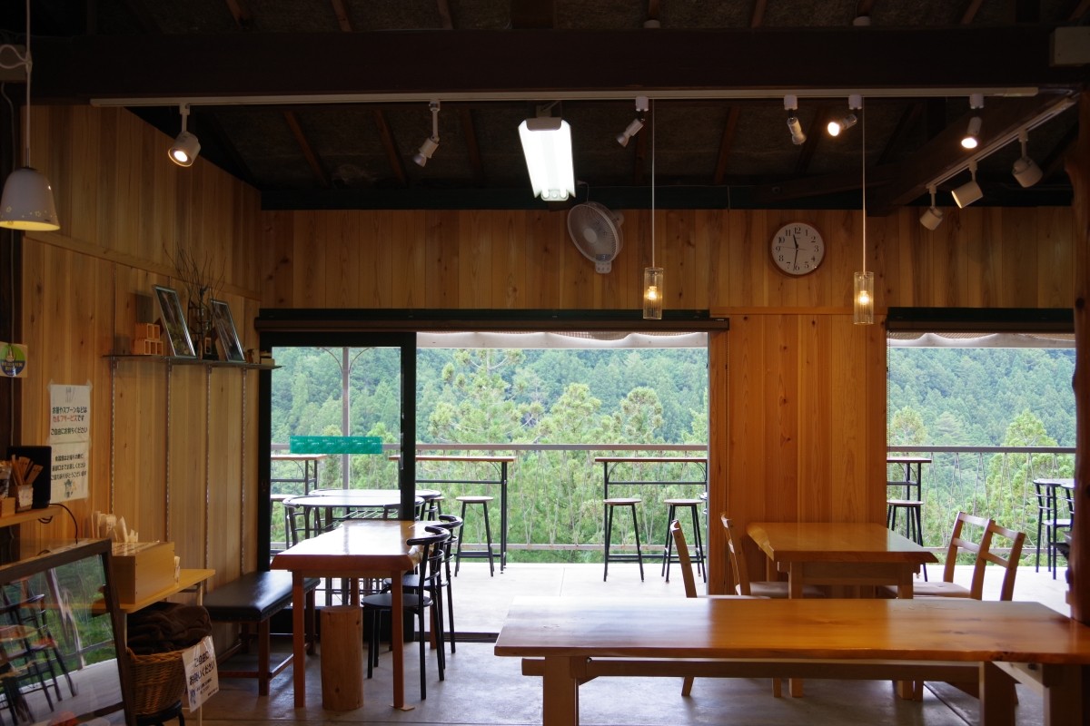 於付知峽享用絕景咖啡店美食