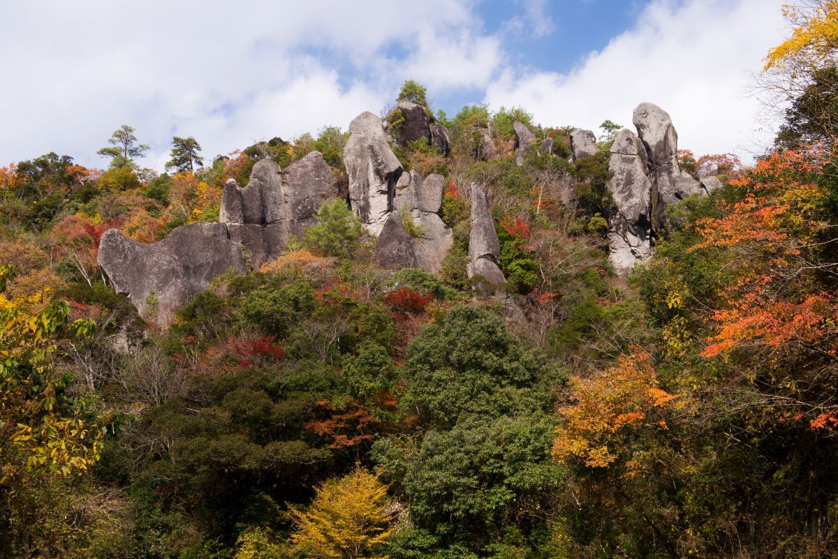 紅葉 耶馬溪 大分県