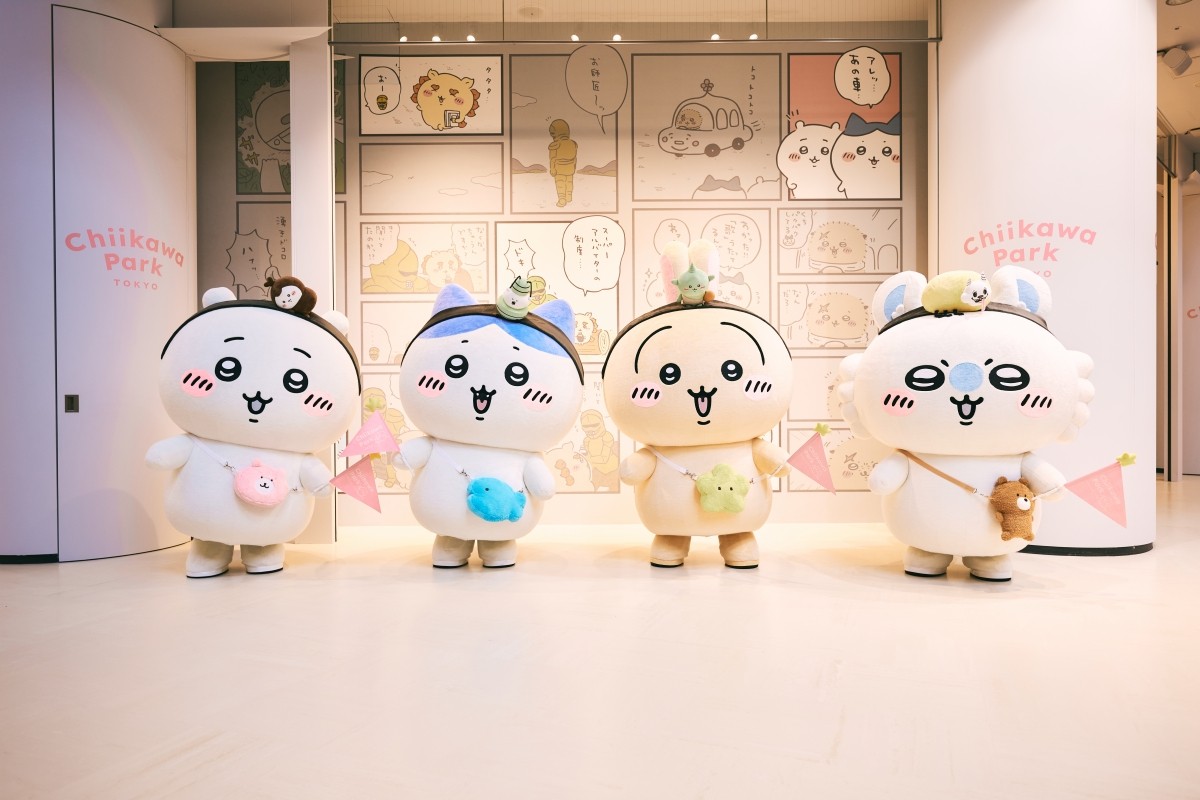 ちいかわパーク グリーティング ハチワレ うさぎ モモンガ 東京 池袋