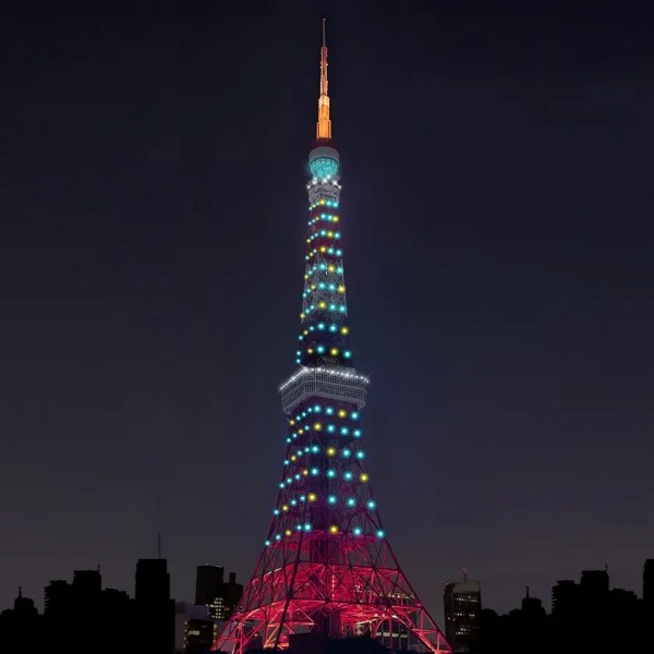 Tokyo Tower Summer Light-up Illumination