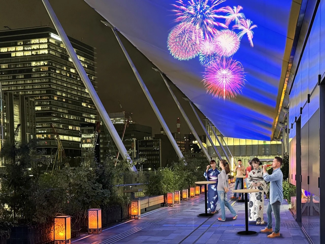 Tokyo Station 'Yoiro Lanterns' Summer Light-up