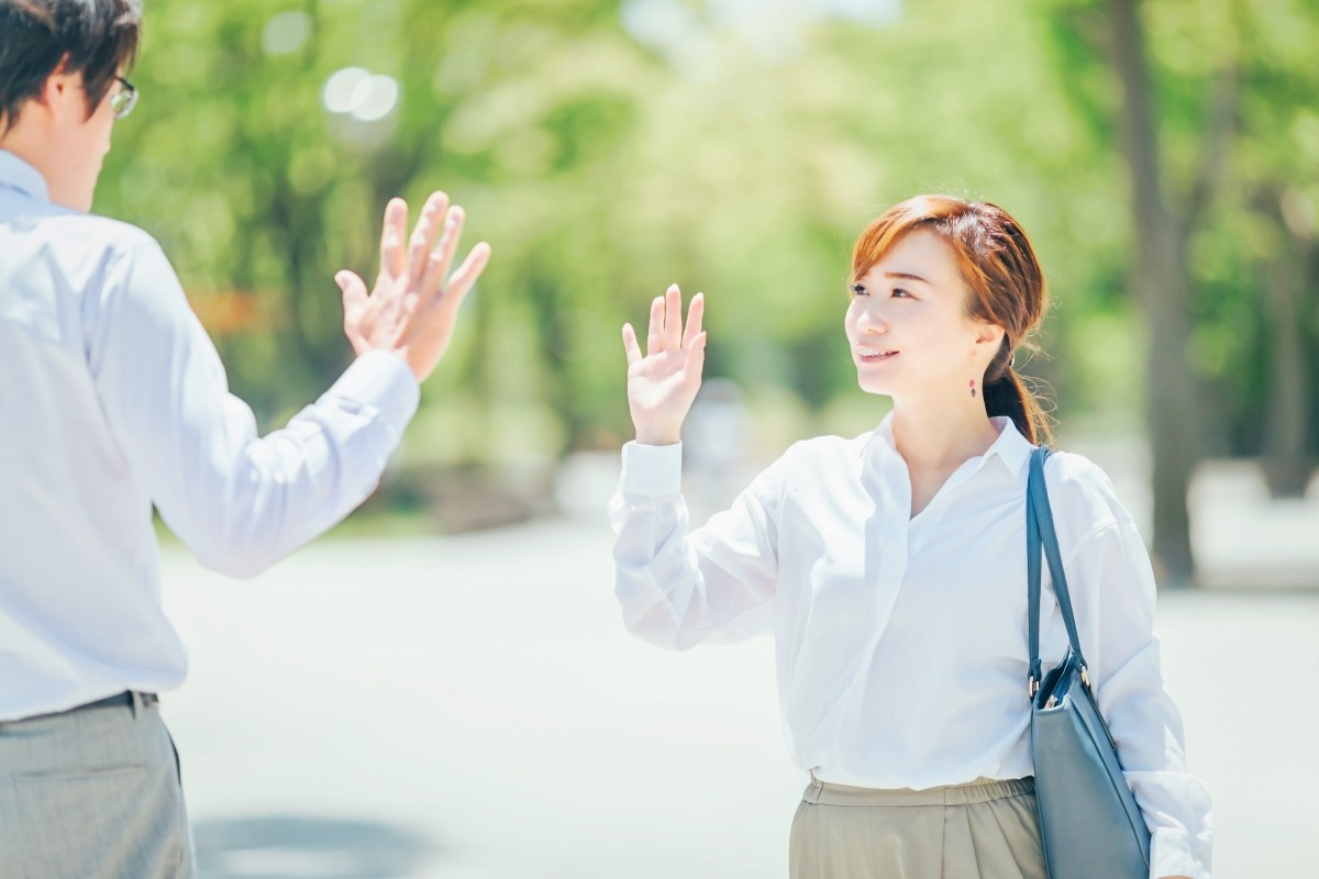 ohayou gozaimasu 日本語 朝 挨拶 仕事 同僚