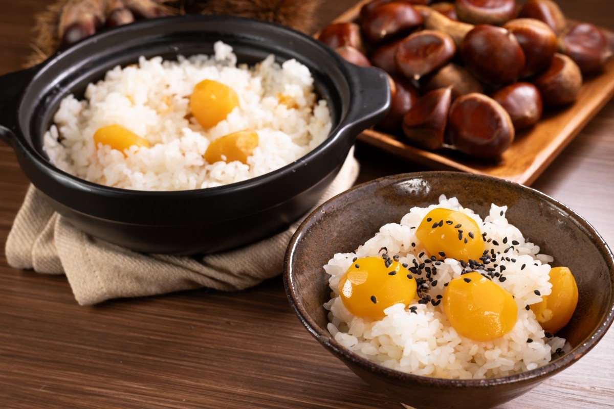 秋の風物詩 栗 栗ご飯