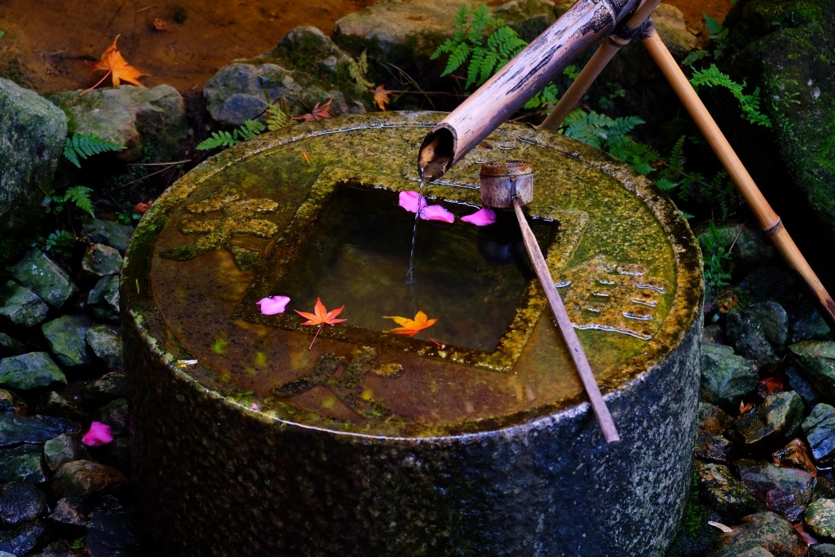 Japanese Garden Tsukubai Chozubachi