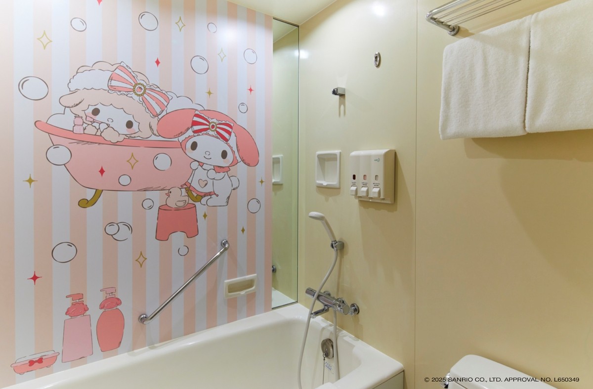 My Melody Kuromi Tokyo Dome Hotel Sanrio Character Room Edisi Terbatas Barang Orisinal