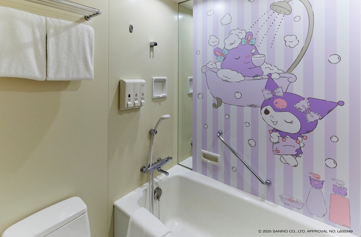 My Melody Kuromi Tokyo Dome Hotel Sanrio Character Room Edisi Terbatas Barang Orisinal