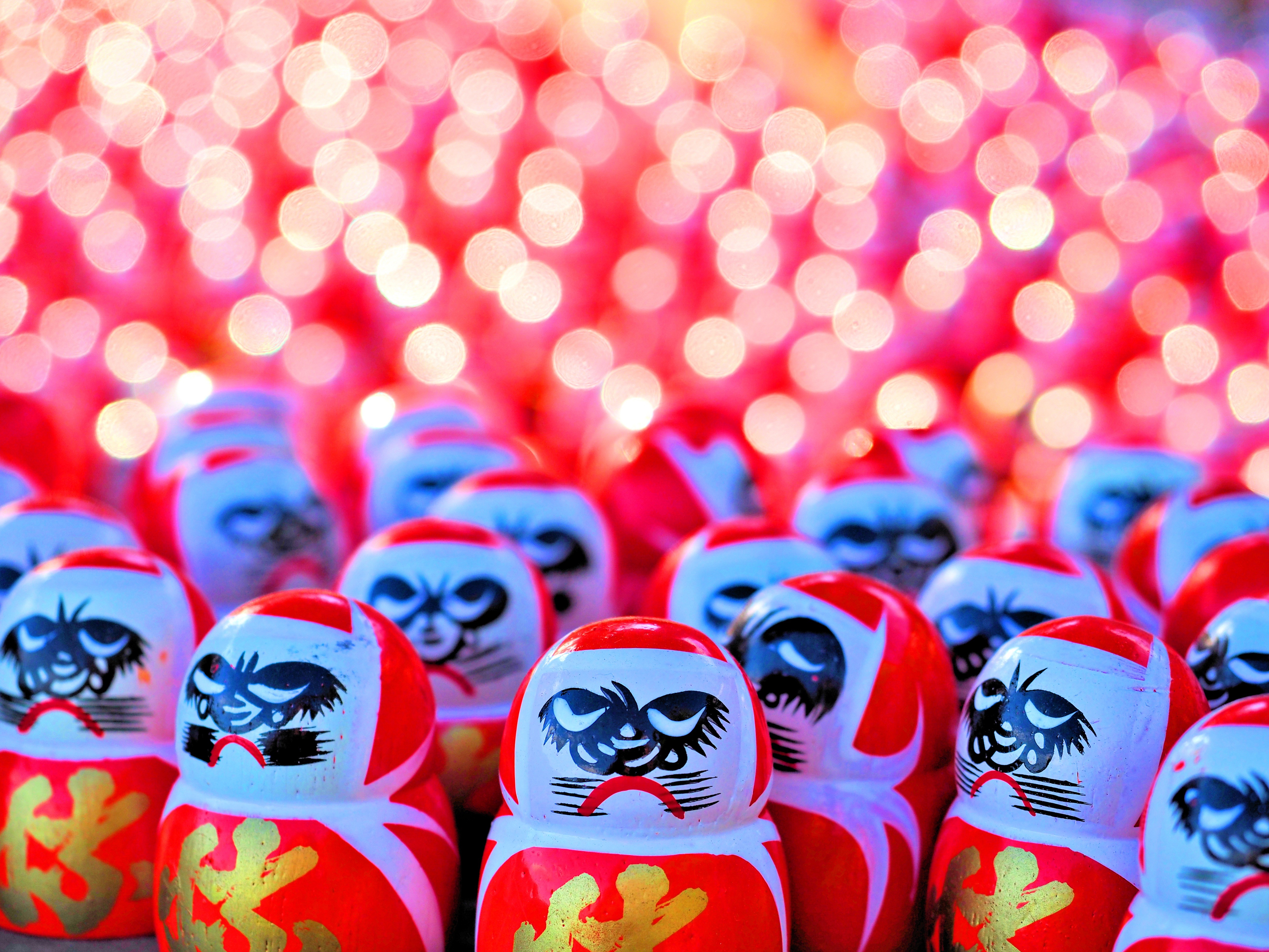 ดารุมะ โอมิคุจิ 500 เยน (วัดคัตสึโอะจิ / โอซาก้า)