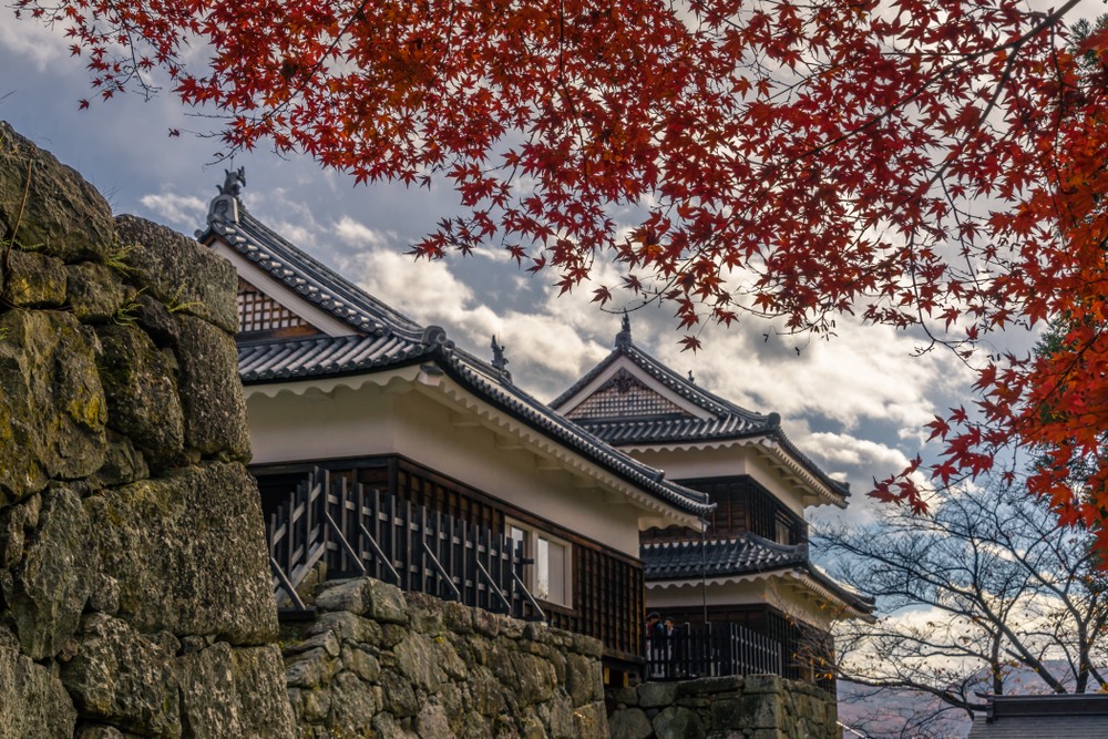 Nagano Prefecture Ueda Castle where Ieyasu Tokugawa was defeated twice