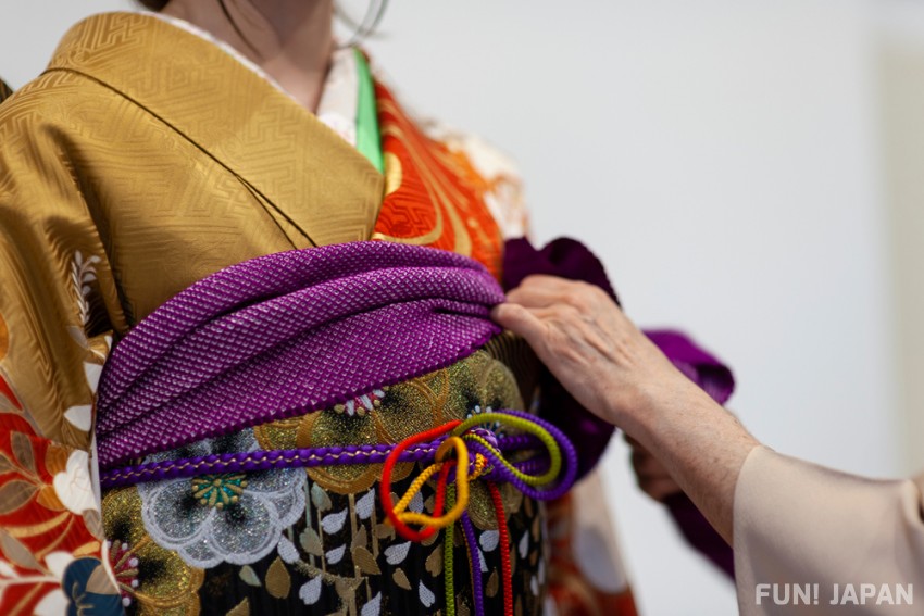 How to Tie a Fukuro-obi for Women's Kimono