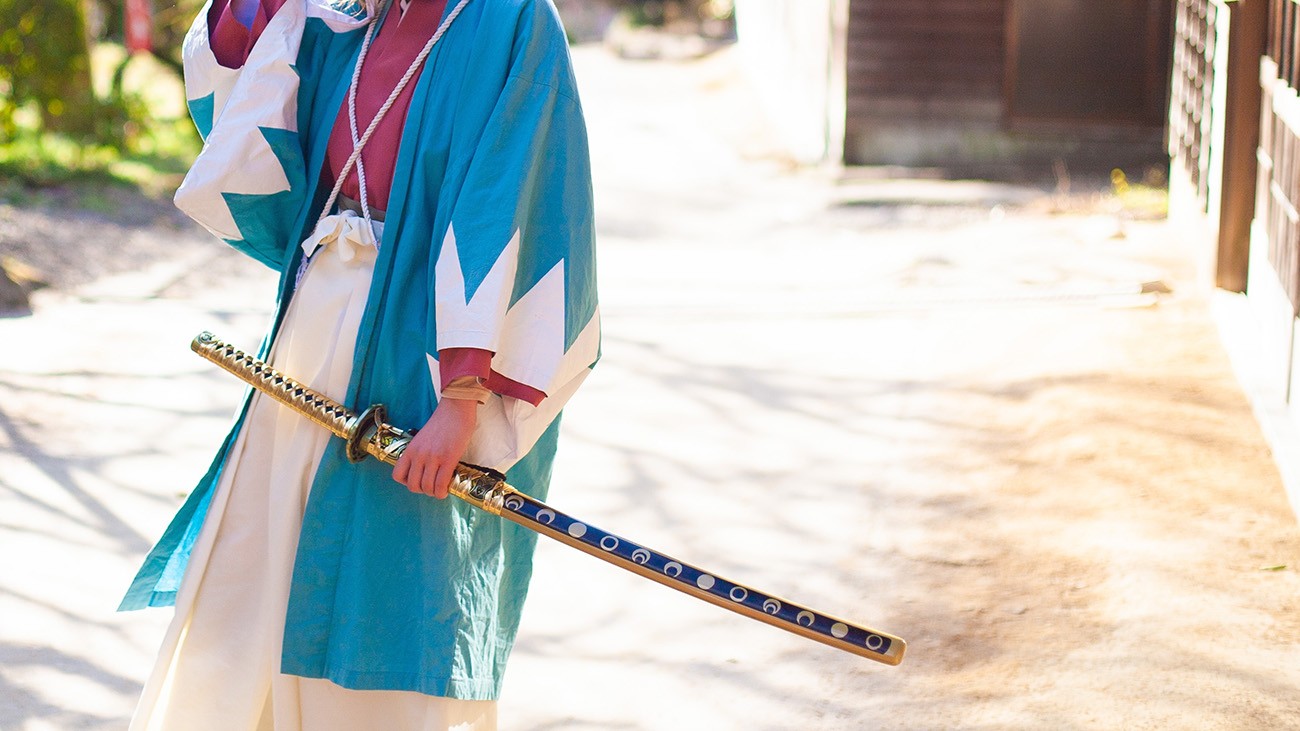 Shinsengumi, áo khoác haori, kiếm