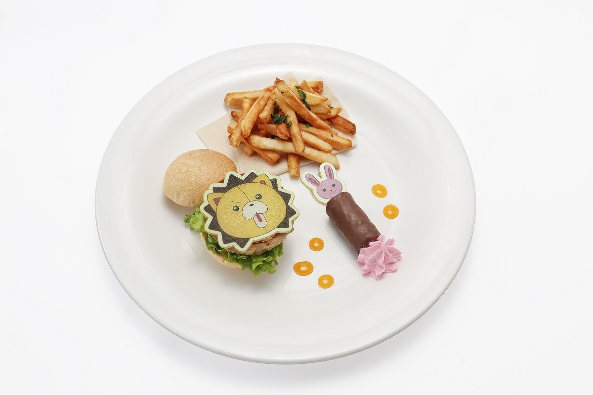 コンとチャッピーの愉快なミニバーガープレート