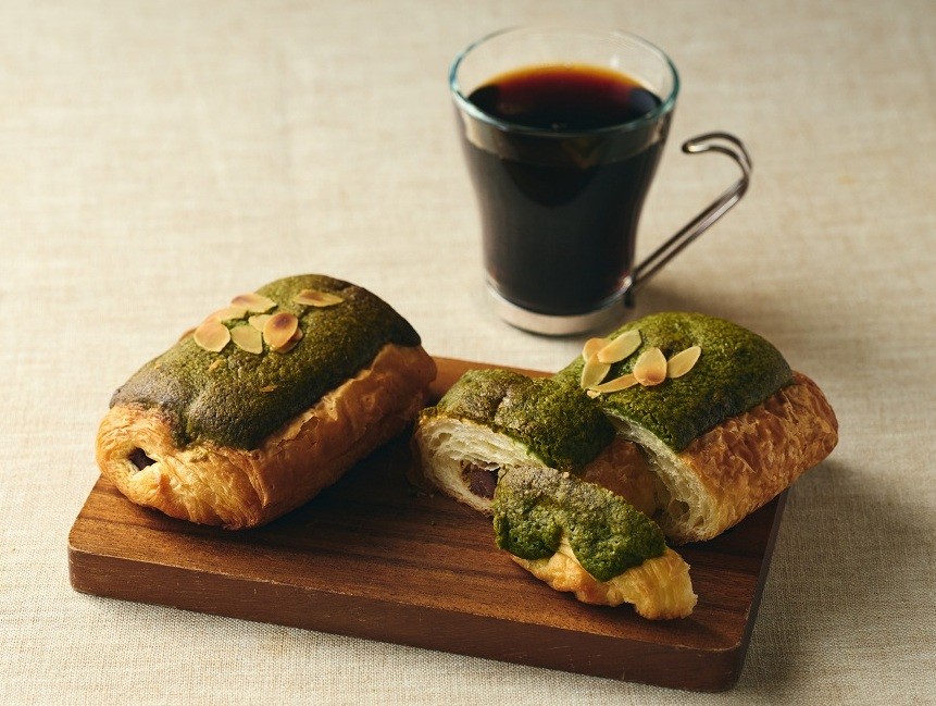 抹茶朱古力牛角包