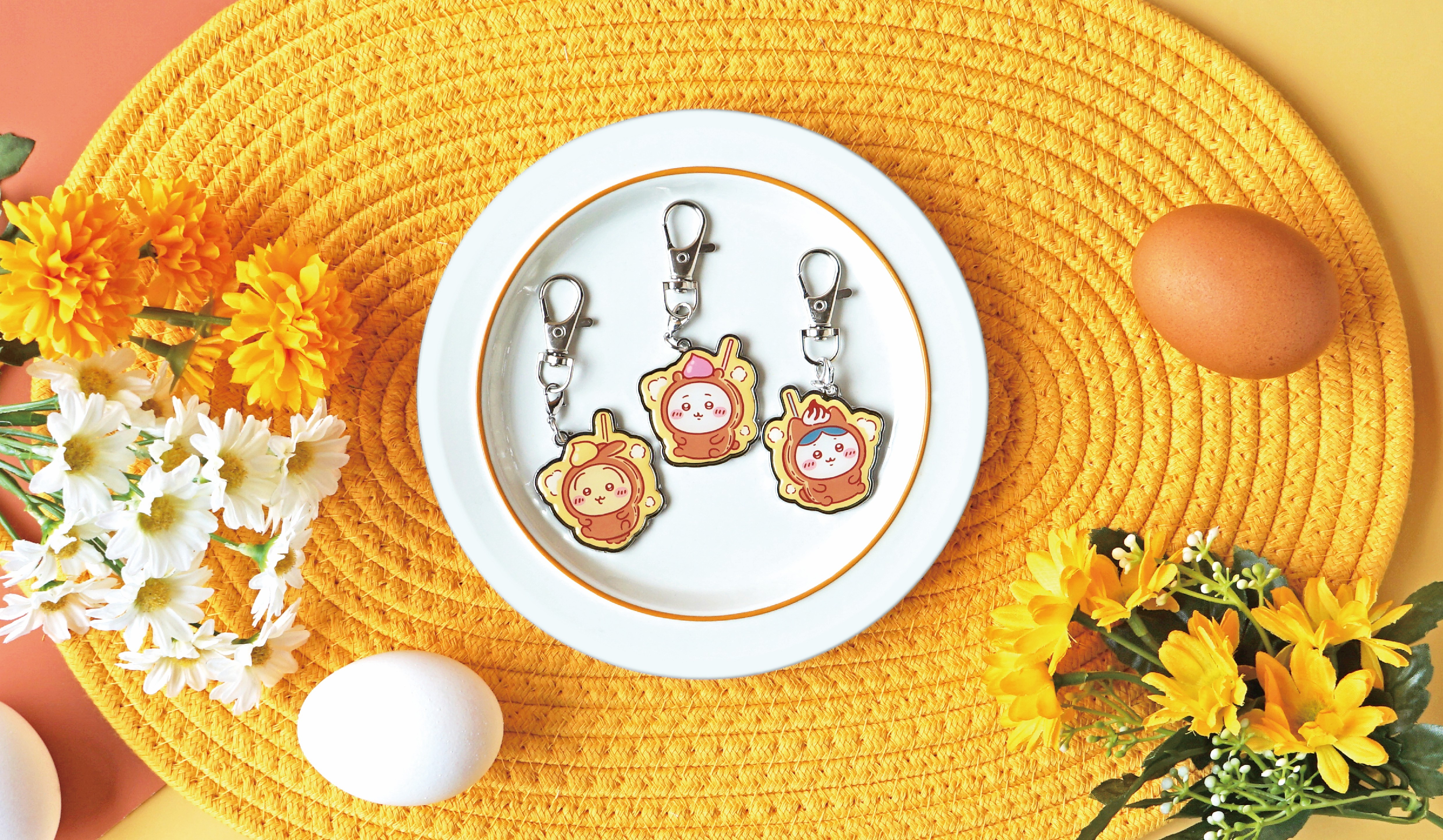 Metal Charm Keychain (3 types)