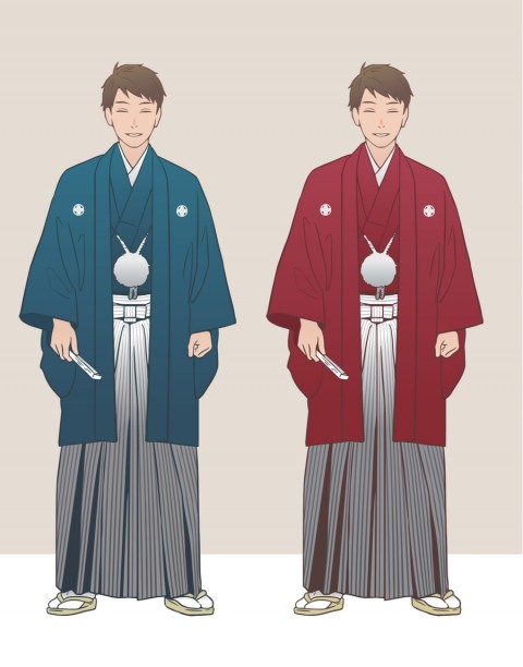 Traditional Kimono ~ Semi-formal Men's Kimono~